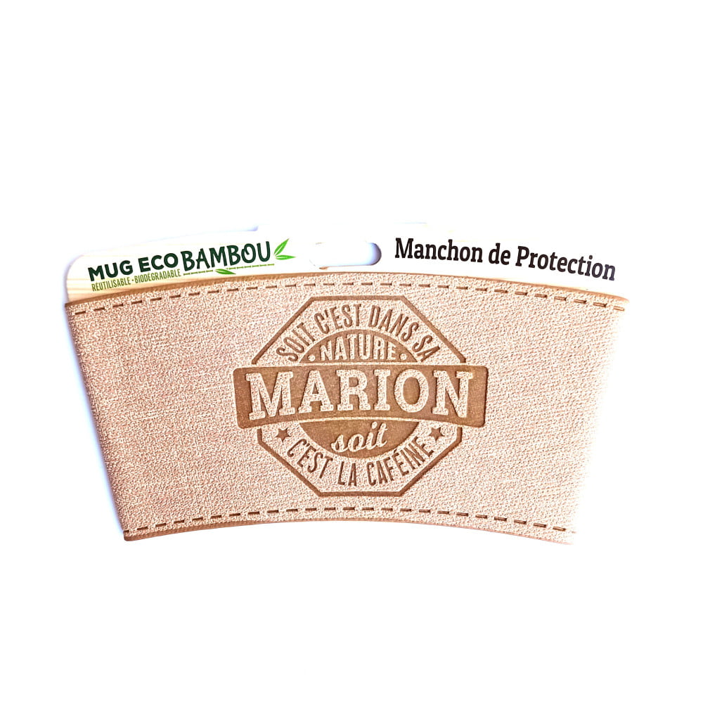 Manchon personnalisé prénom Marion