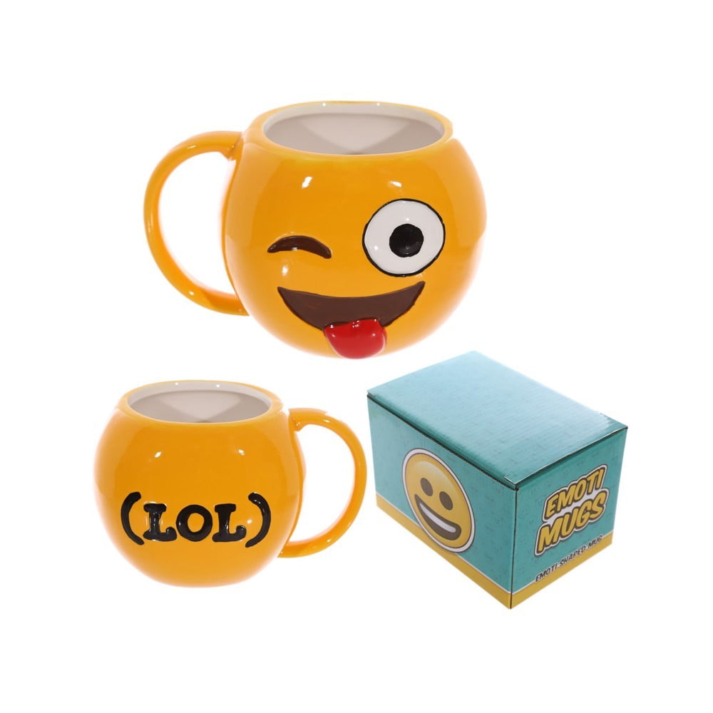 Mug emoji tire la langue