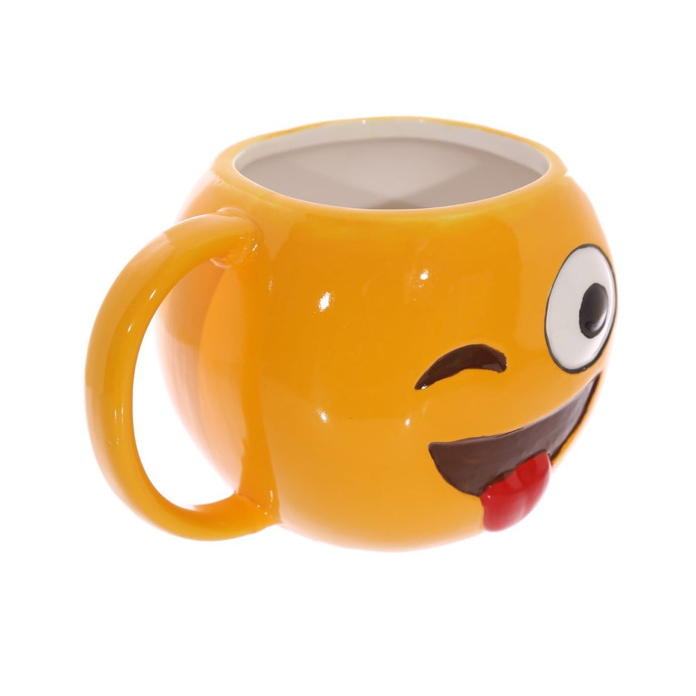 Mug emoji tire la langue