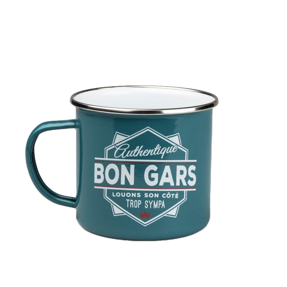 Mug vintage message Bon gars