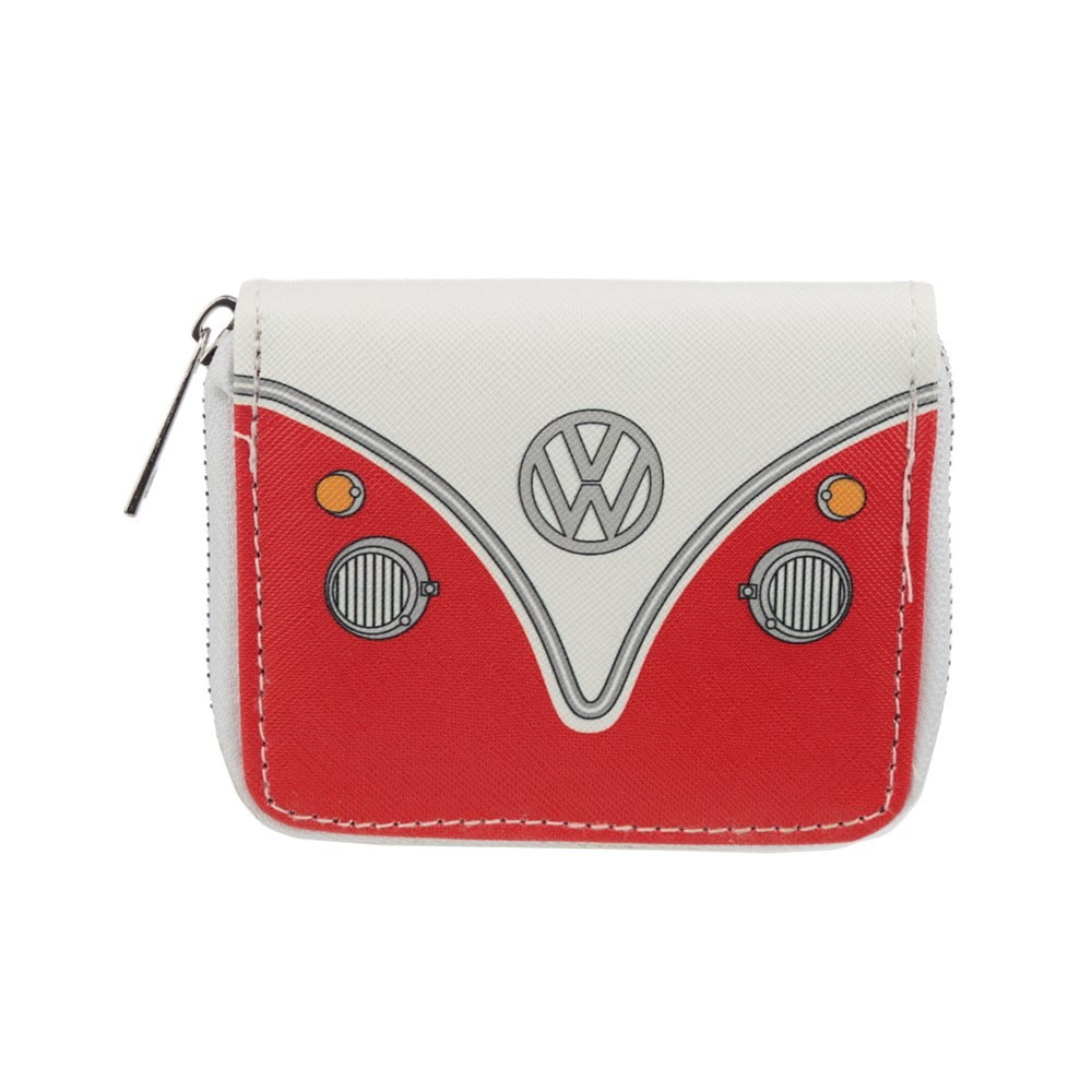 Petit porte monnaie Volkswagen Combi rouge