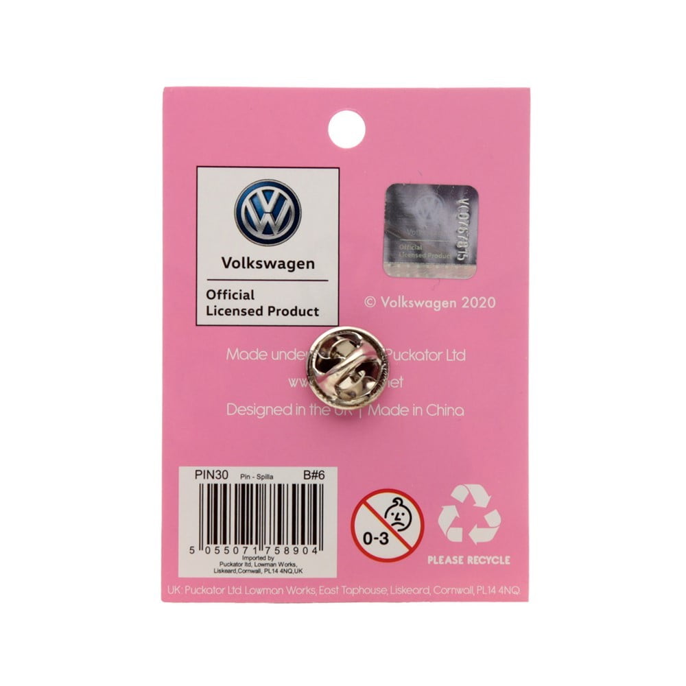 Pin badge VW Combi rose