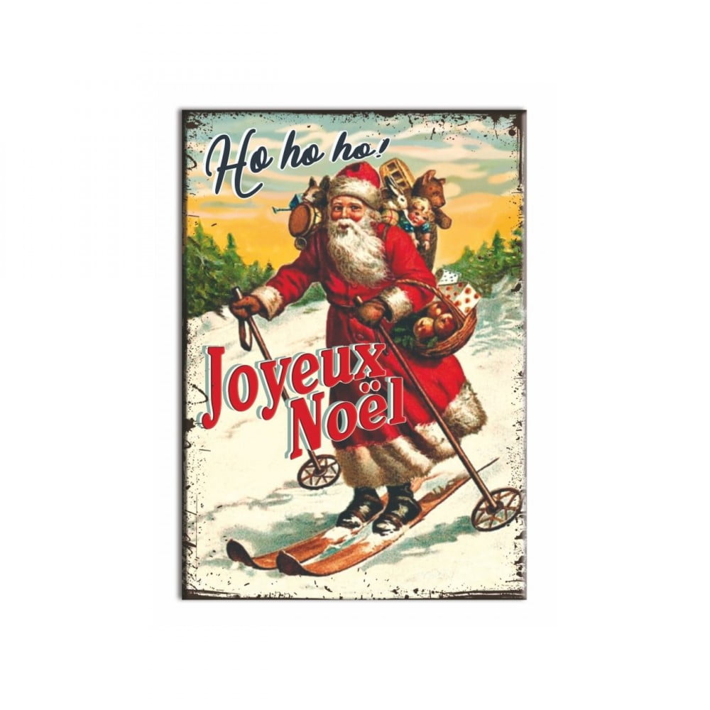 Plaque carton vintage Noël 6