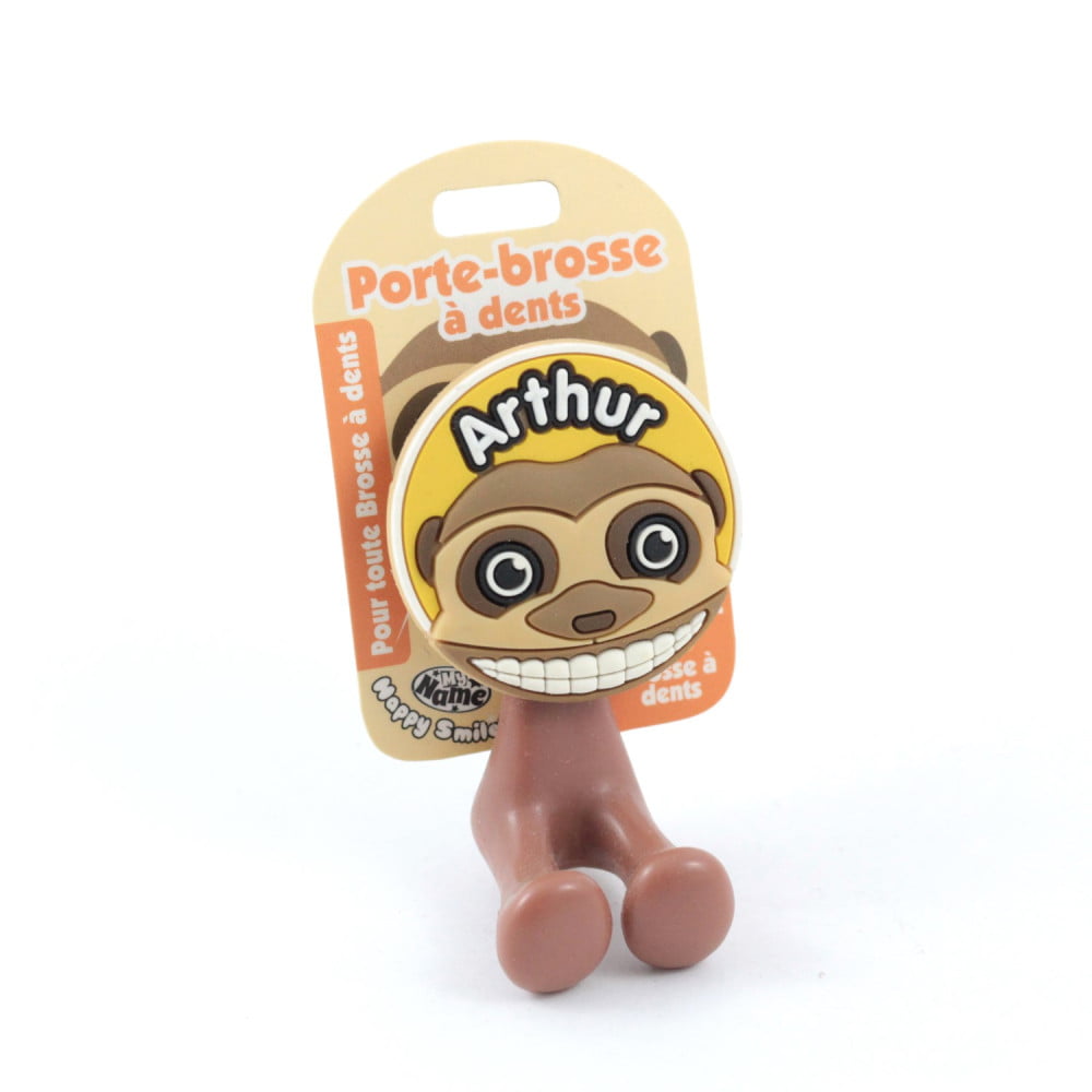 Porte brosse à dents Prénom Arthur