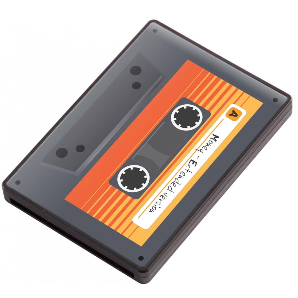 Porte carte magnétique 6 cartes cassette vintage