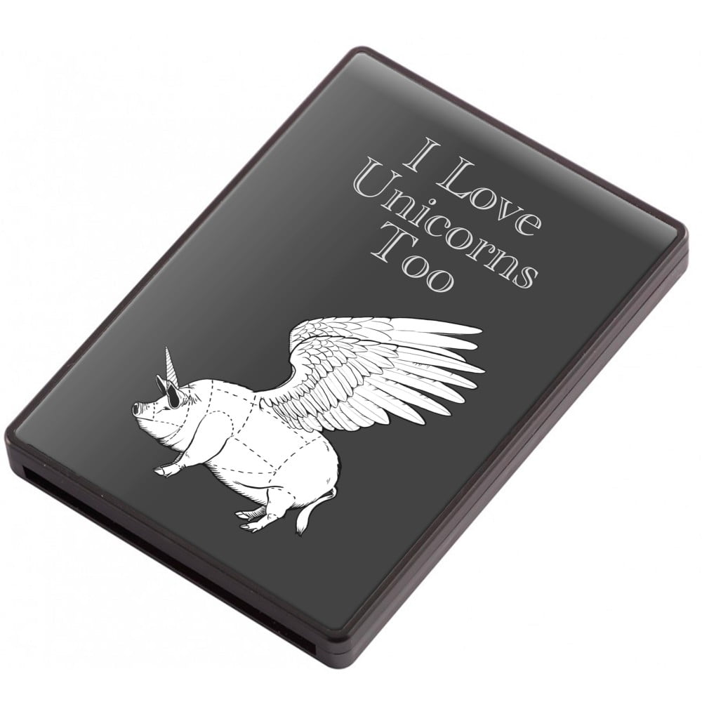Porte carte magnétique 6 cartes I love Unicorns too