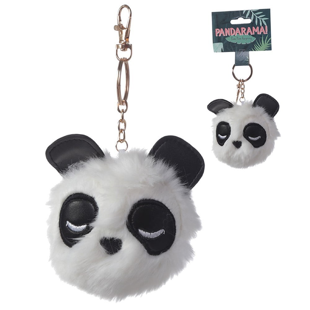 Porte clés pompon Panda