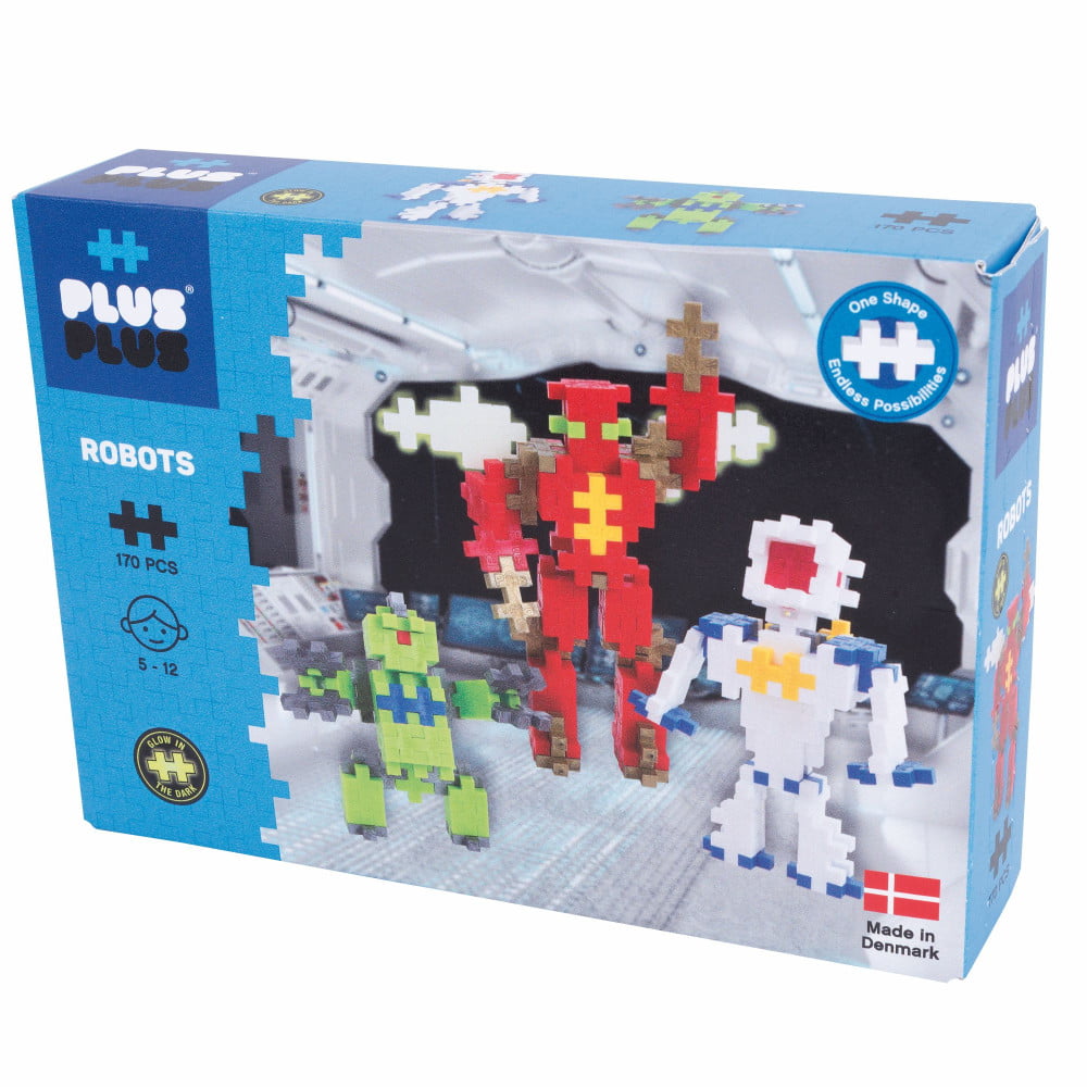 Puzzle en Box 170 Pièces Plus-Plus Robots