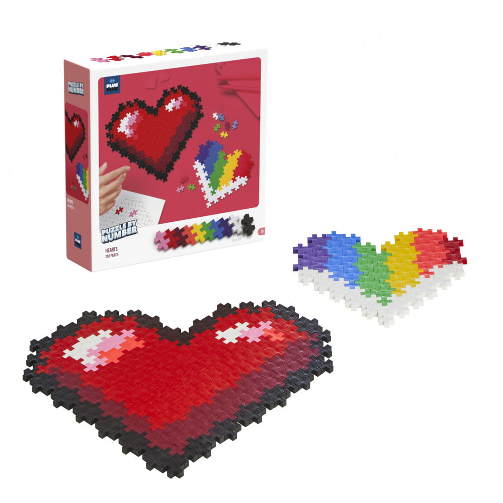 Puzzle Plus Plus Coeurs 250 pièces