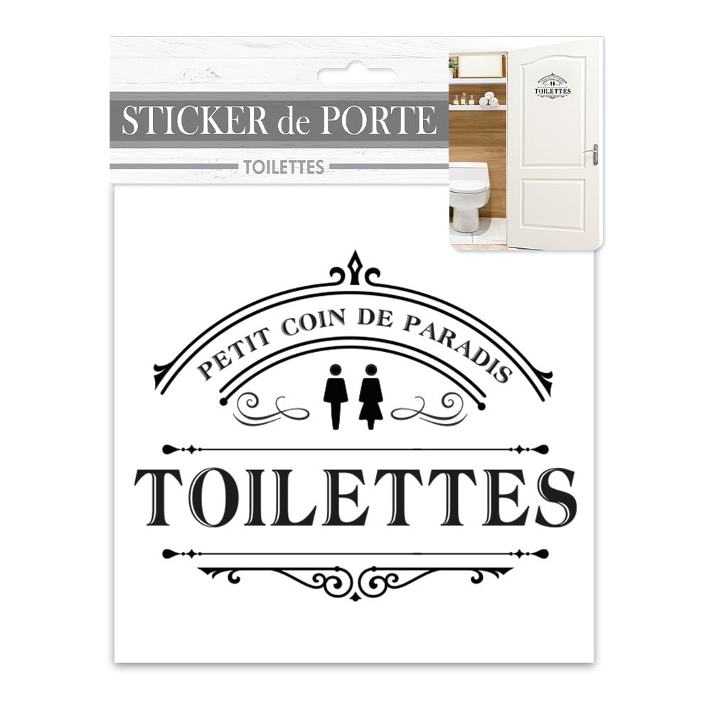 Sticker de porte Toilettes ..