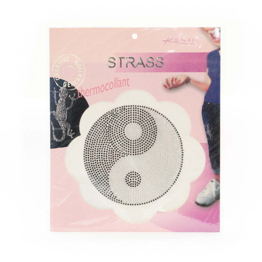 Strass Thermocollant pour textile Yin & Yang