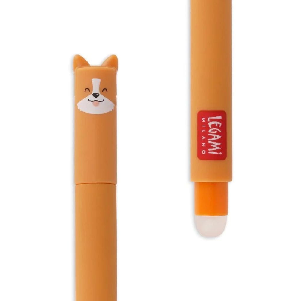 Stylo Gel Effaçable Legami Corgi