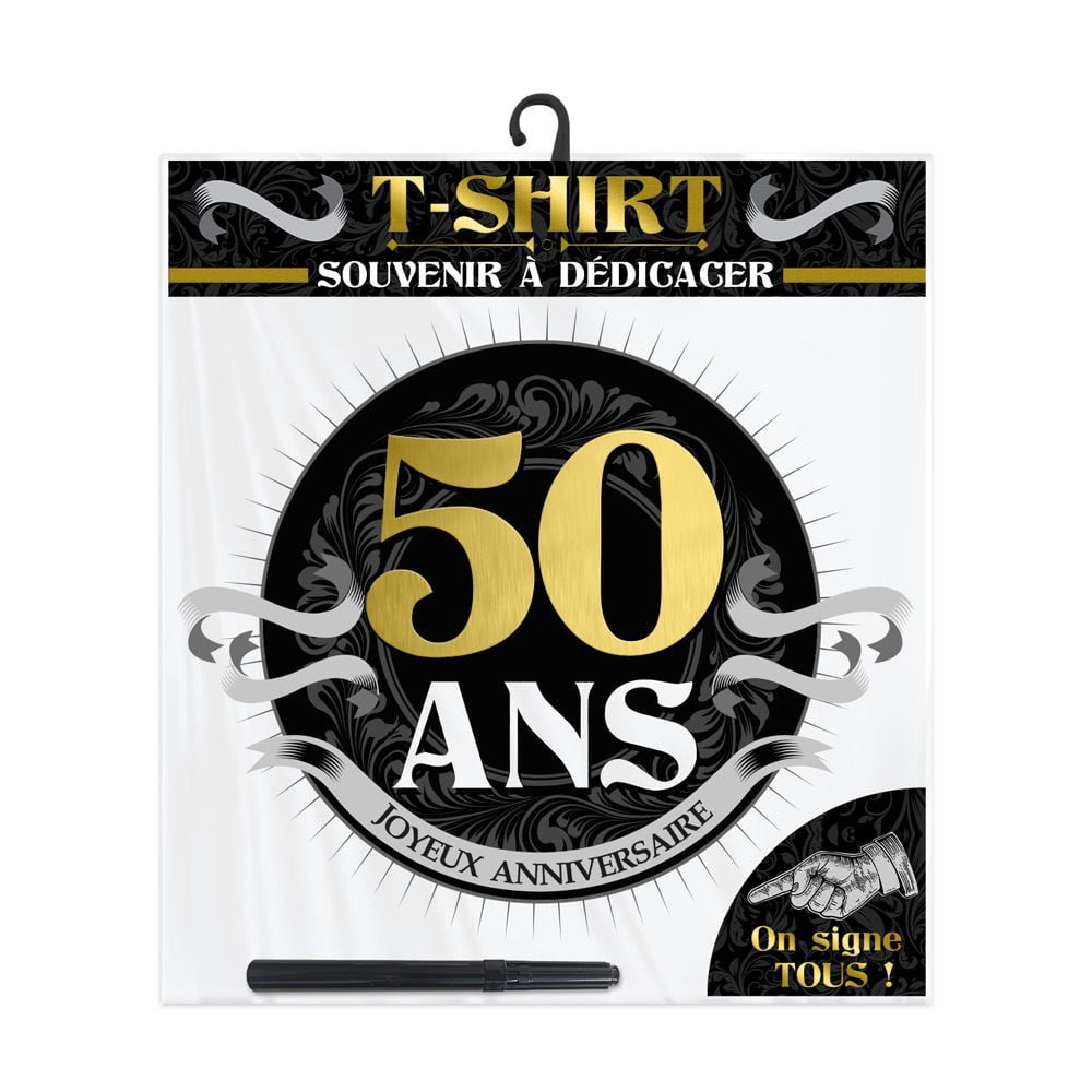 T Shirt Anniv 50 Aine Homme