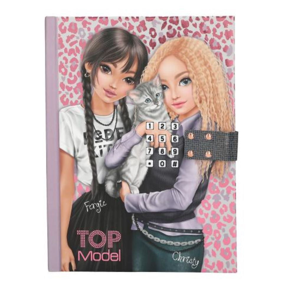 TOPModel Journal intime sonore à digicode REBEL KITTY