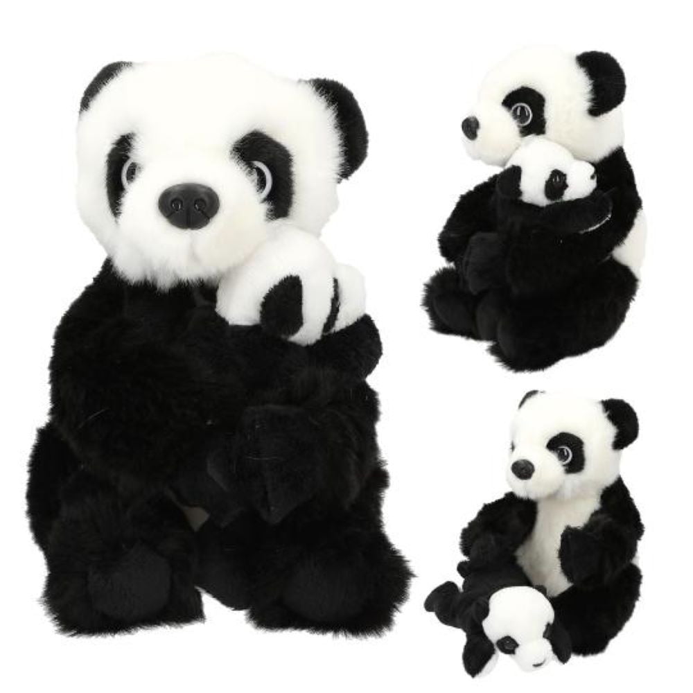 TOPModel Peluche Panda Maman & Bébé WILD