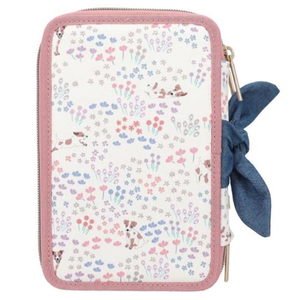 TOPModel Trousse 3 compartiments VELO FLEUR