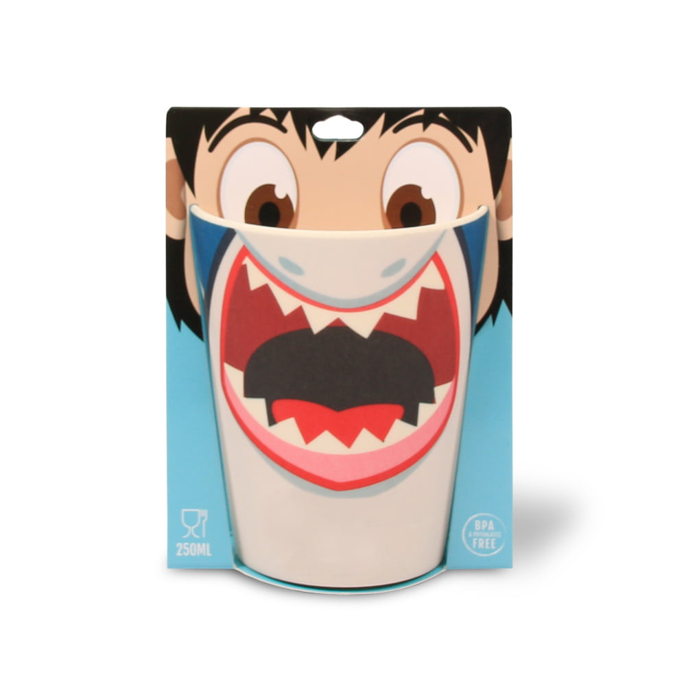 Verre sans texte Funny face Requin