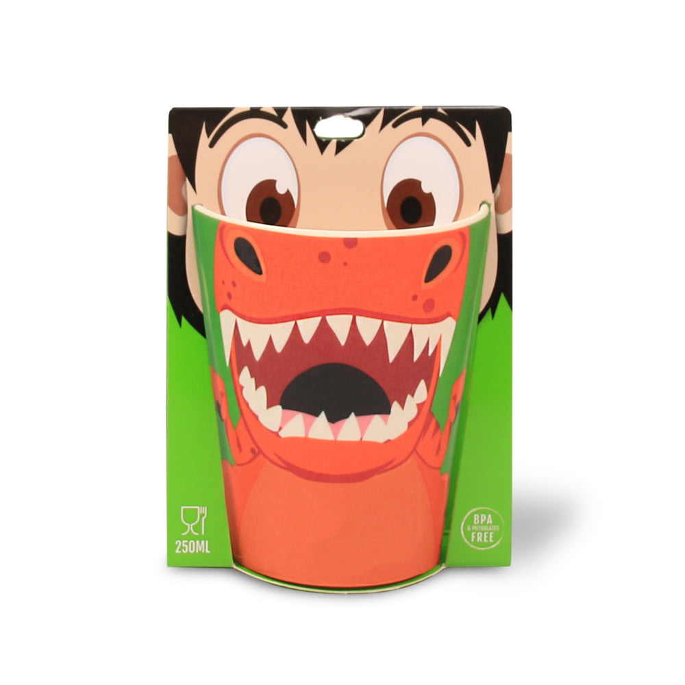 Verre sans texte Funny face Dinosaure